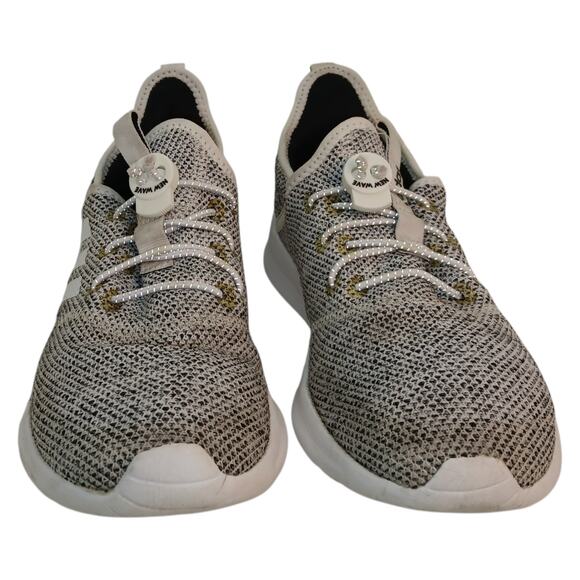 Adidas Cloudfoam Pure Women's Gray Tweed Athletic Sneakers - Size 8 - Picture 2 of 7